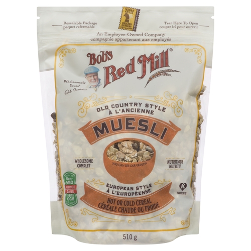 Bob's Red Mill - Old Country Style Muesli Hot or Cold Cereal 510g, 1 Each