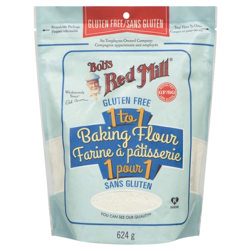 Bob's Red Mill - 1 To 1 Baking Flour - Gluten Free 624g, 1 Each