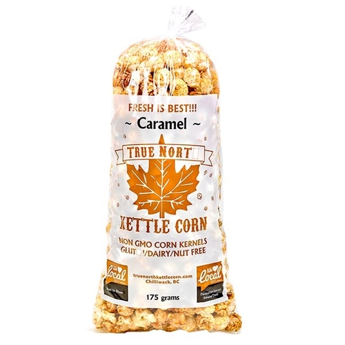 True North - Kettle Corn Popcorn - Caramel 175g, 1 Each