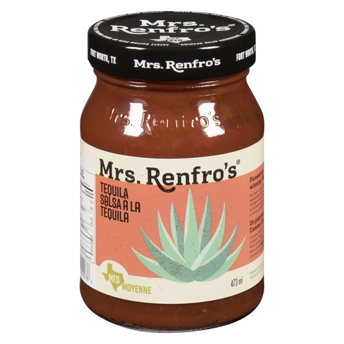 Mrs. Renfro's Tequila Salsa - Medium 473ml, 1 Each