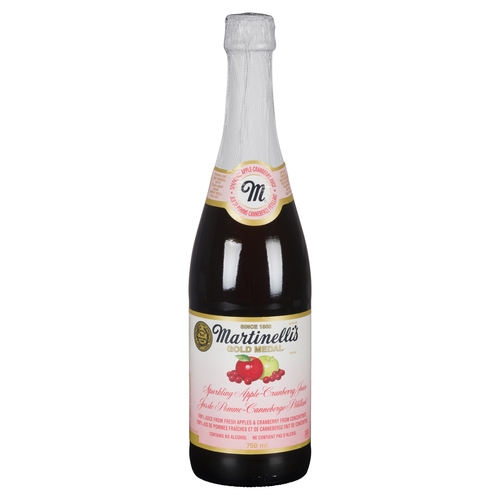 Martinelli's - Sparkling Apple Cranberry Juice 750ml, 1 Each