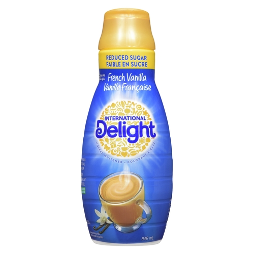 International Delight - Coffee Whitener - Reduced Sugar French Vanilla 946ml, 1 Each