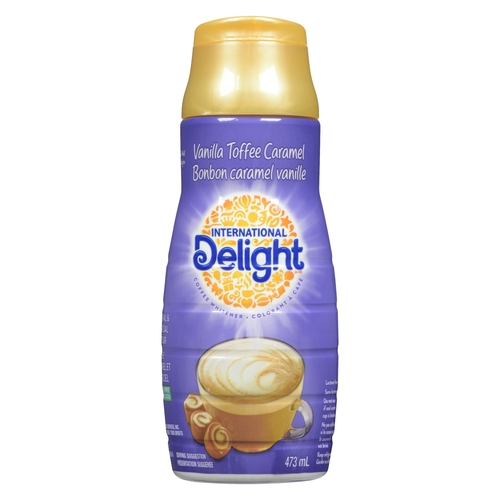 International Delight - Coffee Whitener - Vanilla Toffee Caramel 473ml, 1 Each