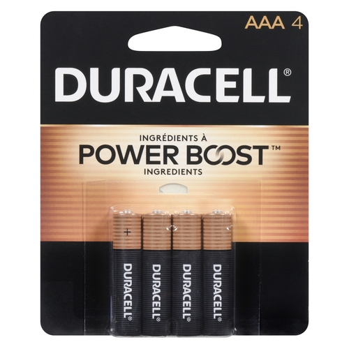Duracell - Power Boost Batteries AAA 4pk, 1 Each