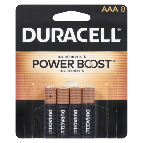 Duracell - Power Boost Batteries AAA 8pk, 1 Each