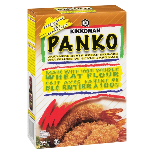 Kikkoman - Japanese Style Whole Wheat Panko Bread Crumbs 227g, 1 Each