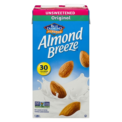 Blue Diamond Almonds - Almond Breeze - Original - Unsweetened 1.89l, 1 Each