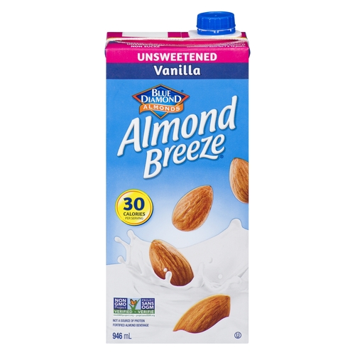 Blue Diamond Almonds - Almond Breeze - Vanilla - Unsweetened 946ml, 1 Each