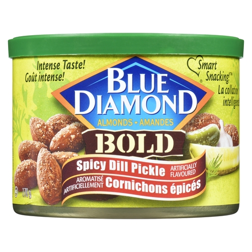 Blue Diamond Almonds - Bold - Spicy Dill Pickle 170g, 1 Each