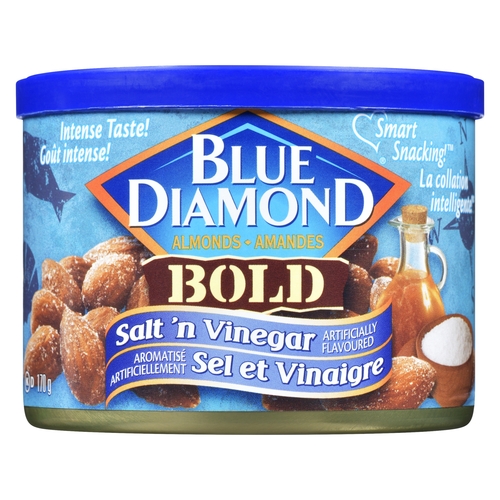 Blue Diamond Almonds - Bold - Salt 'n Vinegar 170g, 1 Each