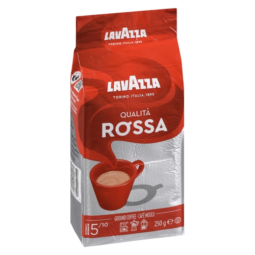 Lavazza - Qualita Rossa Roasted Ground Coffee 250g, 1 Each