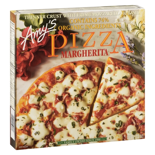 Amy's - Pizza - Thin Crust Margherita 369g, 1 Each