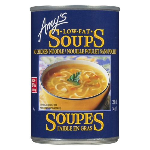 Amy's - Soup - No Chicken Noodle - Low-Fat 398ml, 1 Each