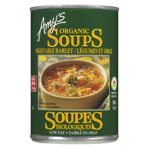 Amy's - Organic Soup - Vegetable Barley 398ml, 1 Each