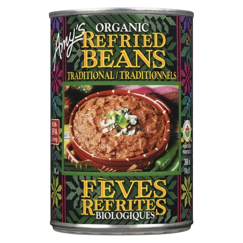 Amy's - Organic Refried Beans - Traditional 398ml, 1 Each