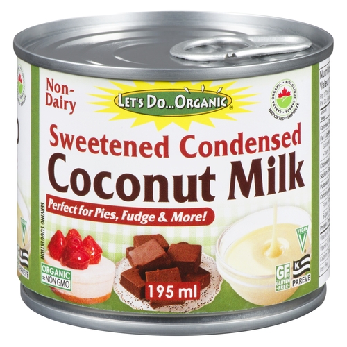 Let's Do Organic - Sweetened Condensed Coconut Milk 195ml, 1 Each