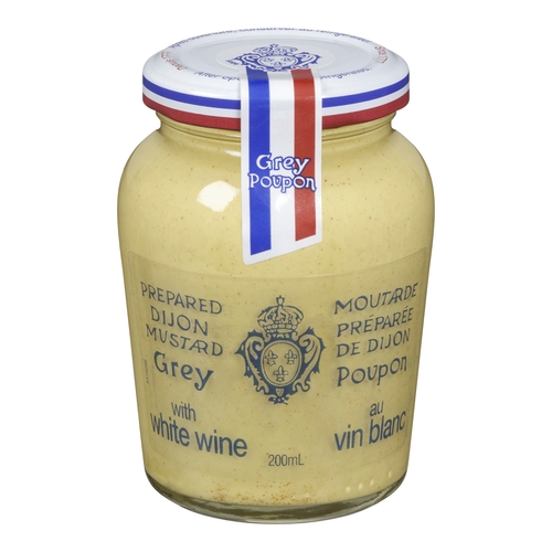 Grey Poupon - Prepared Mustard - Dijon with White Wine 200ml, 1 Each