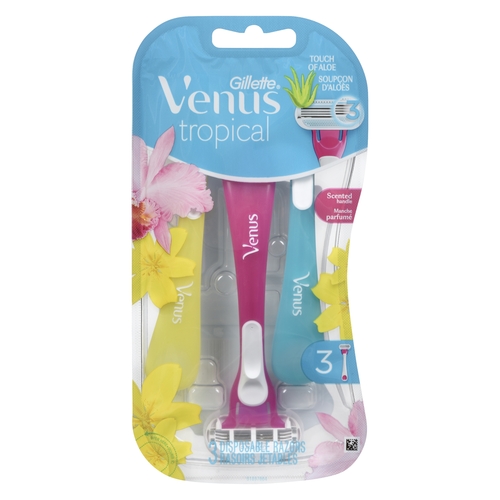 Gillette - Venus Tropical Disposable Razors 3pk