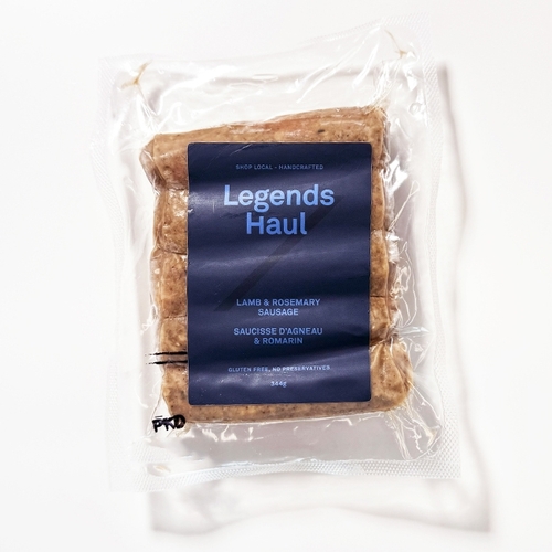 Legends Haul - Sausages - Lamb & Rosemary 344g, 1 Each
