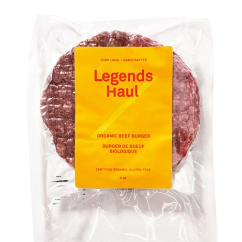 Legends Haul - Burger - Organic Beef 227g, 1 Each