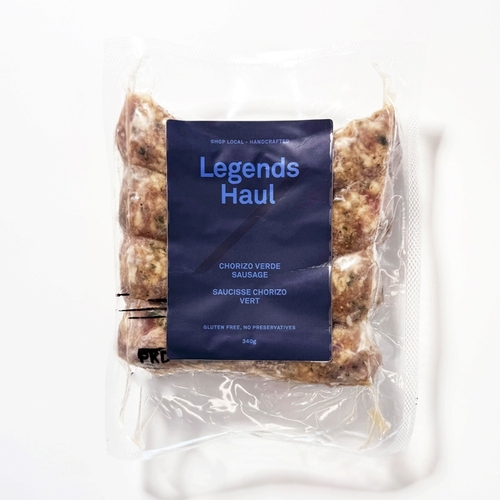 Legends Haul - Sausages - Chorizo Verde 344g, 1 Each