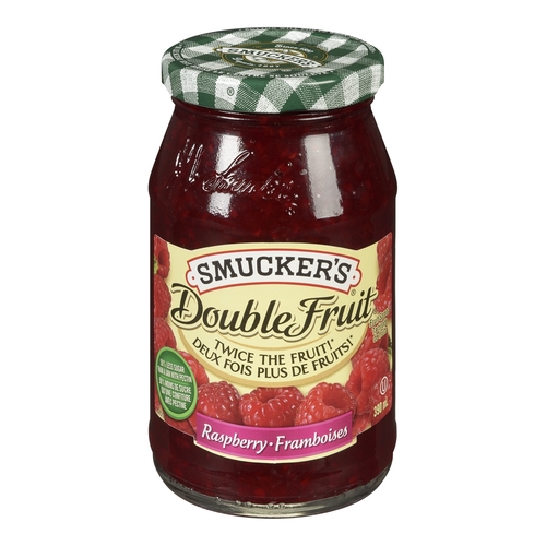 Smucker's - Double Fruit Spread - Raspberry 390ml, 1 Each