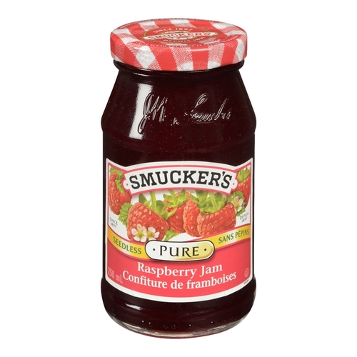 Smucker's - Pure Jam - Seedless Raspberry 250ml