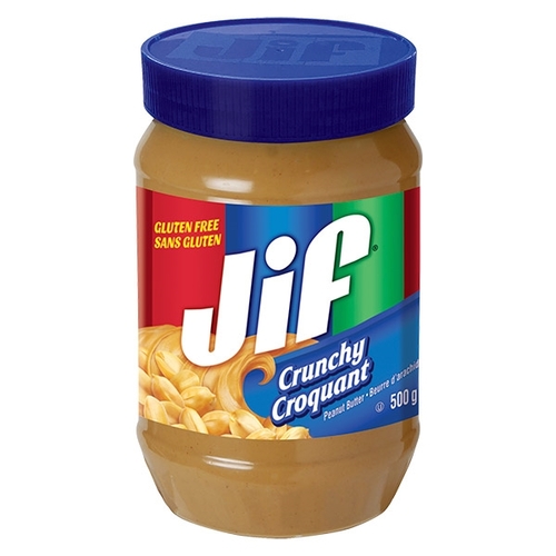 Jif Peanut Butter - Crunchy 500g, 1 Each