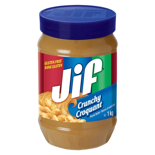 Jif Peanut Butter - Crunchy 1kg, 1 Each