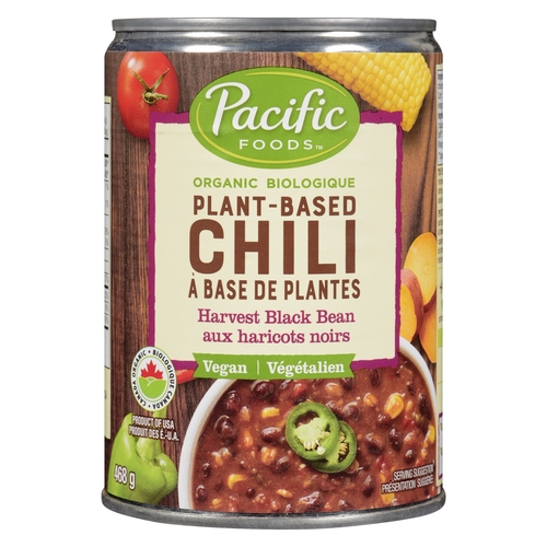 Pacific Foods - Organic Plant-Based Chili - Harvest Black Bean 468g