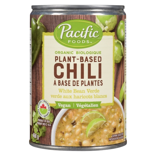 Pacific Foods - Organic Plant-Based Chili - White Bean Verde 468g
