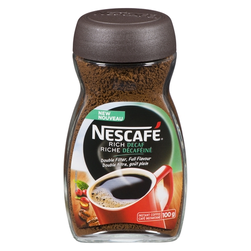 Nescafe - Rich Decaffeinated Instant Coffee 100g, 1 Each