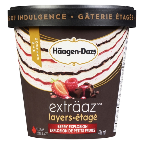 Haagen-Dazs - Exträaz Layers Ice Cream - Berry Explosion 450ml