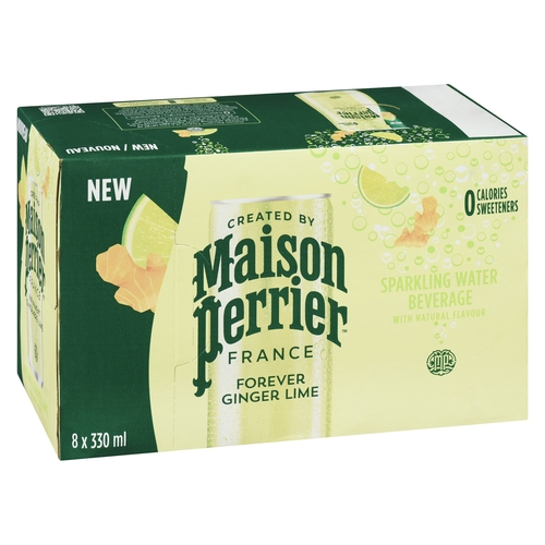 Maison Perrier - Sparkling Water Beverage - Ginger Lime 8/330ml