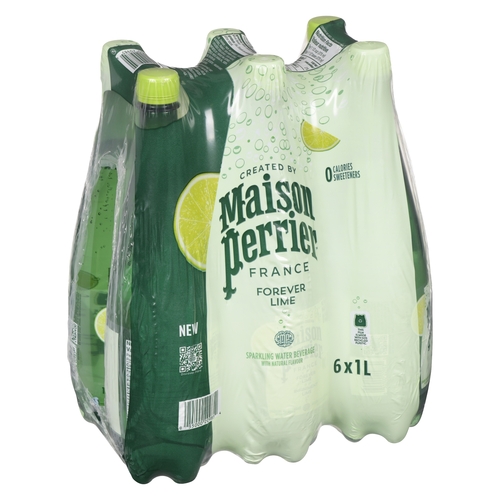 Maison Perrier - Sparkling Water Beverage - Lime 6/1l, 1 Each