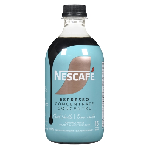 Nescafe Espresso Coffee Concentrate - Sweet Vanilla 500ml, 1 Each