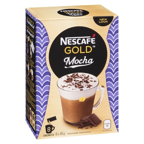 Nescafe Gold - Mocha Coffee Mix 8/18g, 1 Each