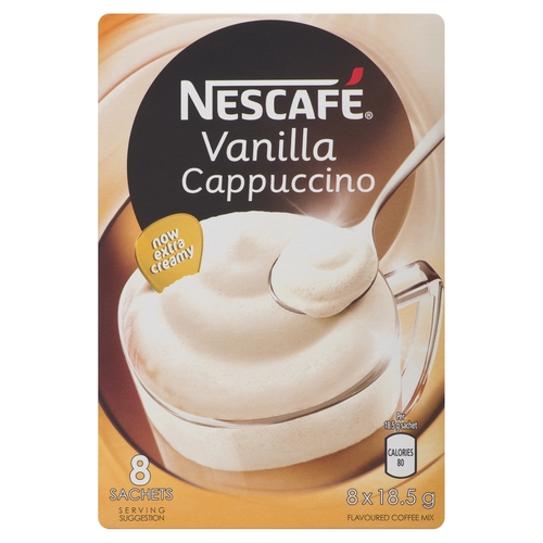 Nescafe Gold - Cappuccino Coffee Mix - Vanilla Latte 8/18.5g, 1 Each