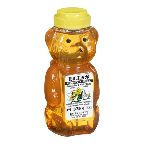 Elias - Honey Bear Squeeze Bottle 375g, 1 Each