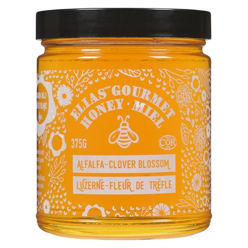 Elias - Gourmet Honey - Alfalfa-Clover Blossom 375g, 1 Each