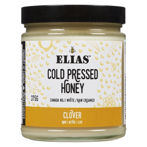 Elias - Cold Pressed Honey - Clover 375g, 1 Each