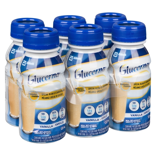 Abbott - Glucerna - Meal Replacement - Vanilla 6/237ml, 1 Each