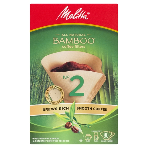 Melita - Coffee Filters - Bamboo 80pk