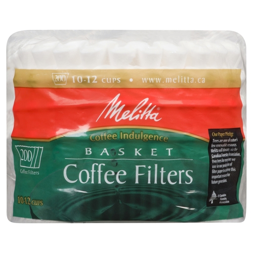 Melitta - Basket Coffee Filters 200pk