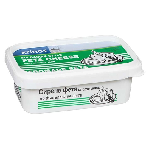 Krinos - Bulgarian Style Feta Cheese With Sheep's Milk 200g, 1 Each