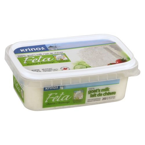 Krinos - Goat's Milk Feta Cheese 200g, 1 Each