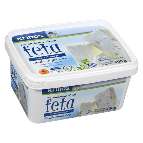 Krinos - Authentic Greek Feta Cheese 400g, 1 Each