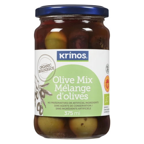 Krinos - Organic Olive Mix 375ml