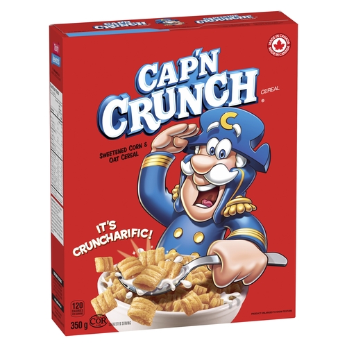 Cap'n Crunch Cereal 350g, 1 Each