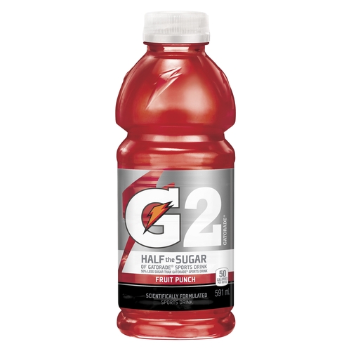 Gatorade - G2 Sports Drink - Half the Sugar - Fruit Punch 591ml, 1 Each